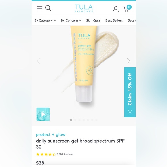 NEW Tula Protect + Glow Sunscreen | SPF 30 exp 03/2024 - Picture 7 of 7